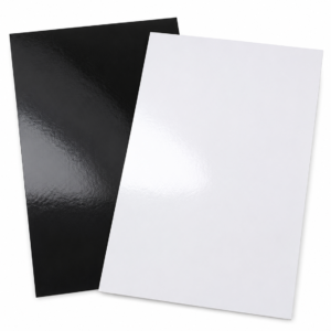 Dvipusis torto padėklas 40×60 cm – juoda / balta, tvirtas kartoninis