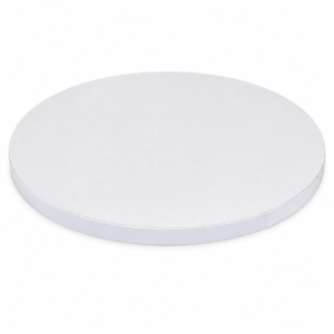 Apvalus torto padėklas Ø28 cm, 12 mm – baltas, tvirtas