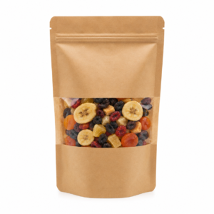 DoyPack maišelis su langeliu 160x40x270mm (750ml) su užspaudimu
