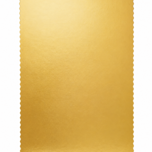 Dvipusis torto padėklas 40×60 cm – auksinė / juoda, karpytais kraštais