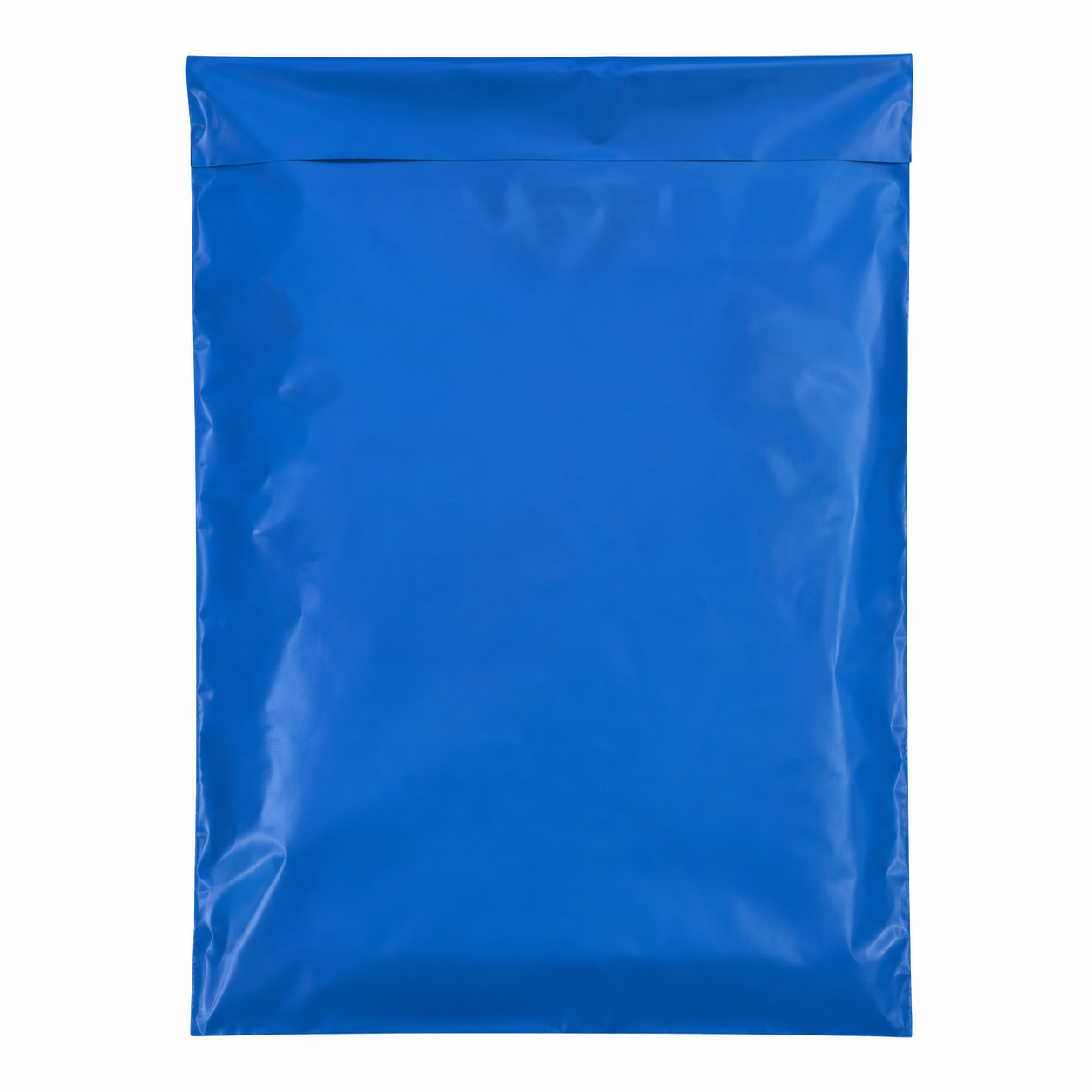Mėlynas LDPE kurjerinis maišelis 24 × 35 cm + 5 cm