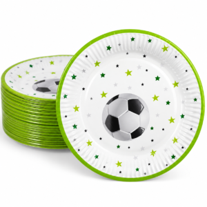 Popierinės lėkštutės „Futbolas“, 8 vnt
